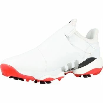 Adidas Tour360 22 BOA Golf Shoes - White / Vivid Red 4 Adidas Tour360 22 BOA Golf Shoes - White / Vivid Red - Image 2