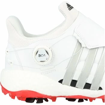 Adidas Tour360 22 BOA Golf Shoes - White / Vivid Red 7 Adidas Tour360 22 BOA Golf Shoes - White / Vivid Red - Image 5