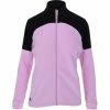 Adidas Youth Girls ColorBlock Junior Jacket - Black / Bliss Lilac -Club Grips Sales Store adidas youth girls colorblock outerwear
