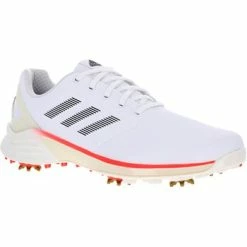 Adidas ZG21 Special Edition Golf Shoes - White / Core Black / Solar Red - Size: 15