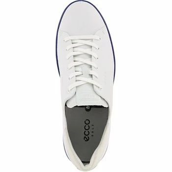 ECCO Tray Golf Shoes - White / Blue - Size: 12 (EUR 46) 5 ECCO Tray Golf Shoes - White / Blue - Size: 12 (EUR 46) - Image 3