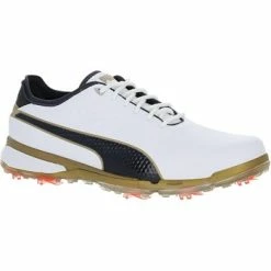 Puma ProAdapt Delta Players Limited Edition Golf Shoes - Puma White / Navy Blazer