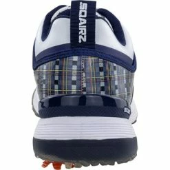 Used SQAIRZ Arrow Lion Golf Shoes - White / Tartan -Club Grips Sales Store sqairz arrow lion golf shoe 7