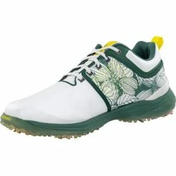 Used SQAIRZ Limited Edition Sir Nick Faldo Augusta 11 Golf Shoes - White / Green - Size: 13 -Club Grips Sales Store sqairz limited edition sir nick faldo augusta 11 golf shoe 1