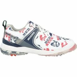 Used SQAIRZ Speed John Daly Golf Shoes - White / Red / Blue / Red - Size: 7 -Club Grips Sales Store sqairz speed john daly golf shoe 5