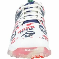 Used SQAIRZ Speed John Daly Golf Shoes - White / Red / Blue / Red - Size: 7 -Club Grips Sales Store sqairz speed john daly golf shoe 6