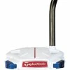 New And Used TaylorMade MySpider X White/Blue W/ Red Sightline Putter Golf Clubs -Club Grips Sales Store taylormade myspider x white blue w red sightline putter