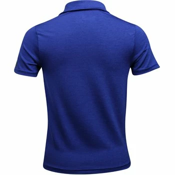 Under Armour UA Youth Playoff 2.0 Heather Junior Polo Shirt - Royal 4 Under Armour UA Youth Playoff 2.0 Heather Junior Polo Shirt - Royal - Image 2